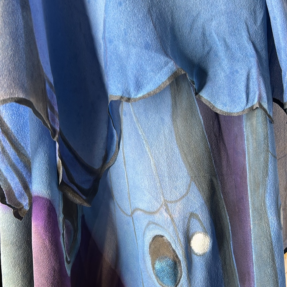 Multicolored Layered Butterfly Cape - Picture 12 of 12